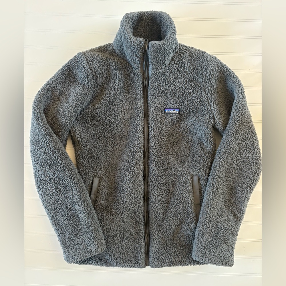 Patagonia Charcoal Sherpa Fleece Jacket